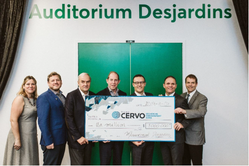 Desjardins donne 1M$ à la Fondation CERVO