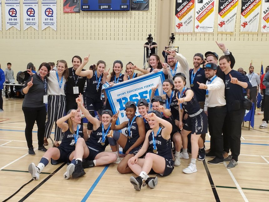 Basketball collégial féminin division un: les Dynamiques de Sainte-Foy sont championnes provinciales