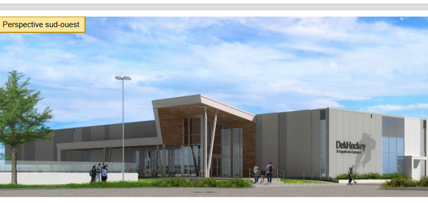 Projet de centre de dek hockey approuvé à Saint-Augustin