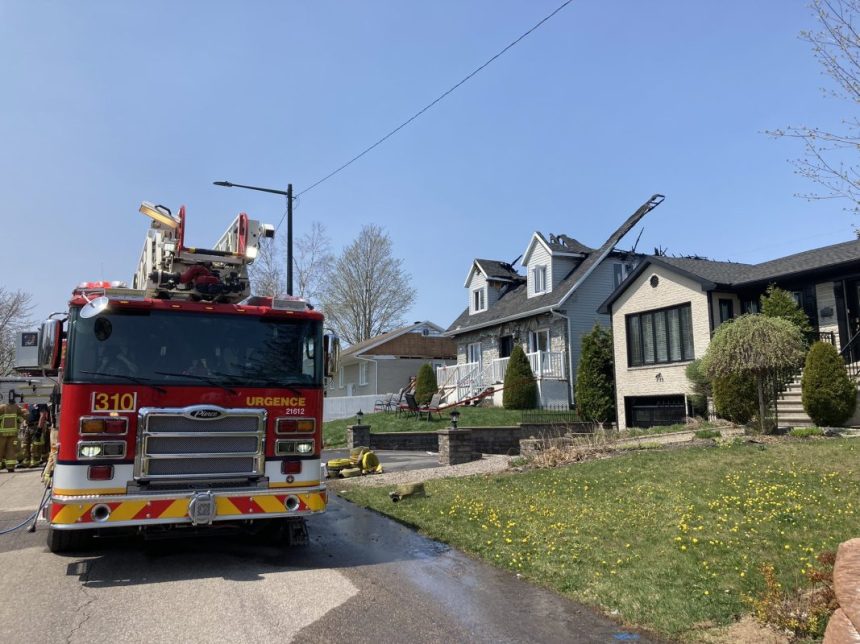 Cinq personnes évacuées dans un incendie à Charlesbourg