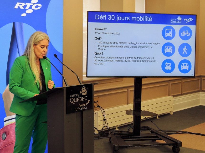 Mobilité intégrée: Québec lance le Défi 30 jours mobilité